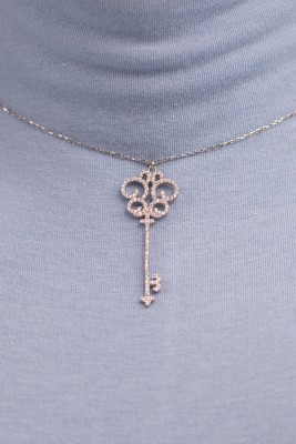Mode Silver - Anahtar Motifi Gümüş Kolye Mode Silver - Anahtar Motifi Gümüş Kolye