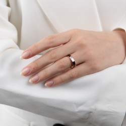 Mode Silver - Ayarlanabilir Ölçülü Renkli Love Gümüş Yüzük