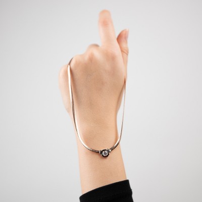 Mode Silver - Balık Sırtı Gümüş Kolye Mode Silver - Balık Sırtı Gümüş Kolye