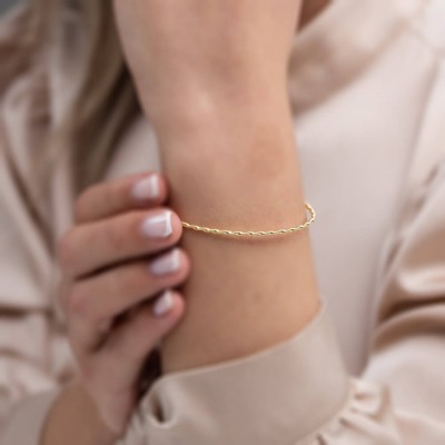 Mode Silver - Burgulu Gümüş Bileklik