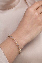 Mode Silver - Dorika Toplu Rose Gold Gümüş Bileklik Mode Silver - Dorika Toplu Rose Gold Gümüş Bileklik