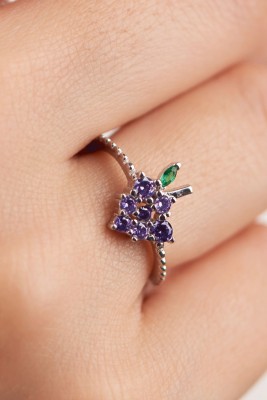  - Gümüş üzüm yüzük