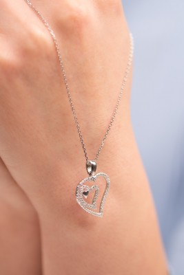 Mode Silver - Kalpli Gümüş Kolye