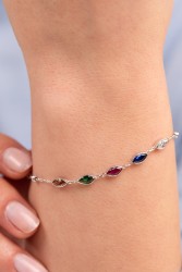 Mode Silver - Taşların Tılsımı Gümüş Bileklik