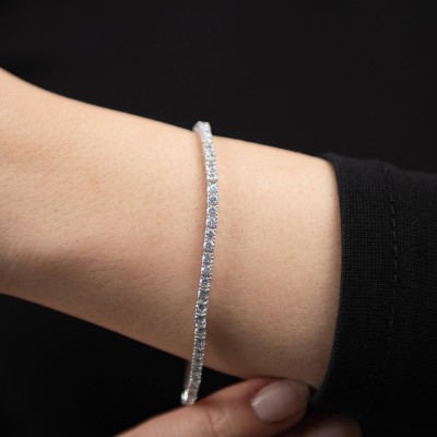 Mode Silver - Suyolu Gümüş Bileklik