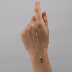 Mode Silver - Taşlı Kelebek Gümüş Kolye Mode Silver - Taşlı Kelebek Gümüş Kolye
