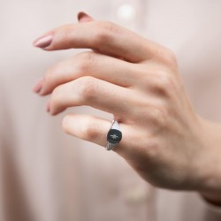 Mode Silver - Taşlı Şovalye Yüzük