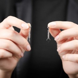 Mode Silver - Toplu Sallantılı Gümüş Küpe