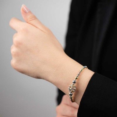 Mode Silver - Üç Renk Toplu Gümüş Bilezik