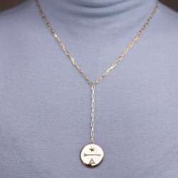 Mode Silver - Üçgen Detaylı Gümüş Kolye Mode Silver - Üçgen Detaylı Gümüş Kolye