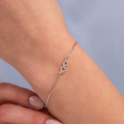 Mode Silver - Kanat Motifi Gümüş Bileklik