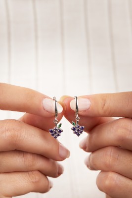  - Üzüm gümüş küpe